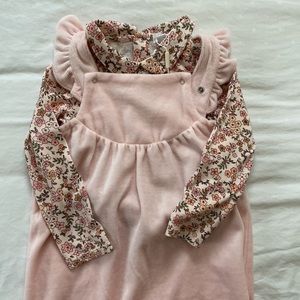 Angel Dear Overall & Onesie Set